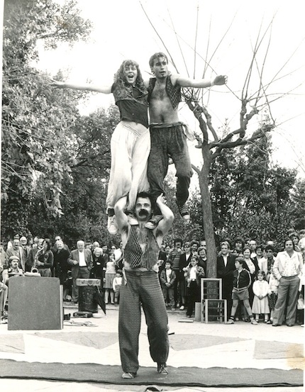 Oriol Boixader, Adelaida Frías i  Jordi Borrell – Parc Ciutadella, Barcelona, primavera 82