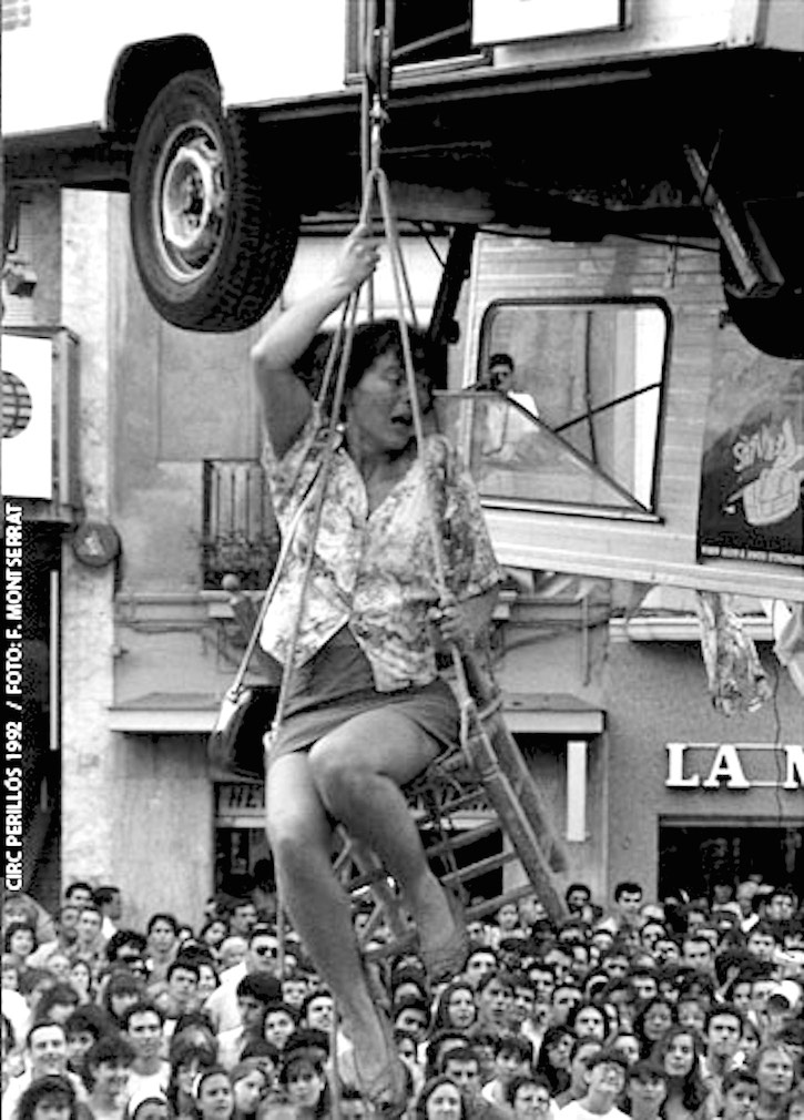 Circ Perillós, La rulot - Adelaida Frías - 1992 - Foto Francesc Montserrat -