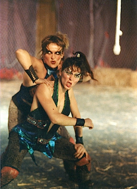 Viviana Allocco i Adelaida Frías – Mir Caravan, Varsovia , 1989
