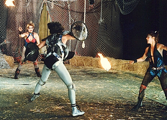 Viviana Allocco, Adelaida Frías i Pep Castells – Mir Caravan, Moscou, maig 89