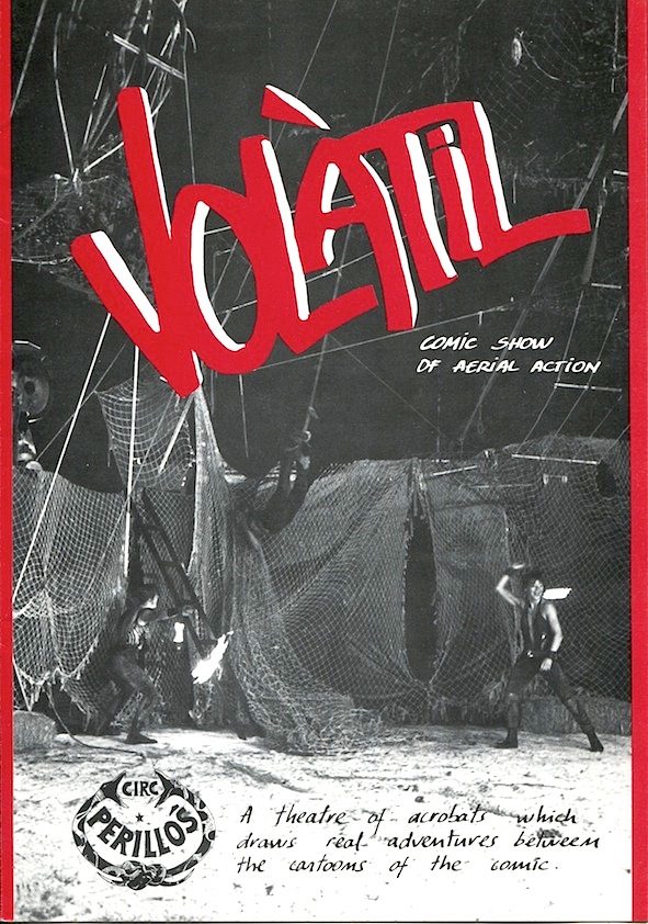 Circ Perillós "Volàtil" - Viviana Allocco, Jordi Borrell, Adelaida Frías et Pep Castells (Photo Jean Pierre Maurin)